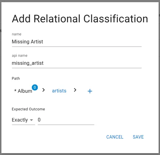 Add relational classification