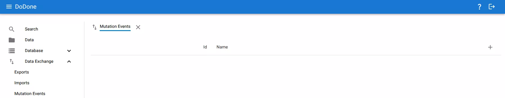 Mutation events view
