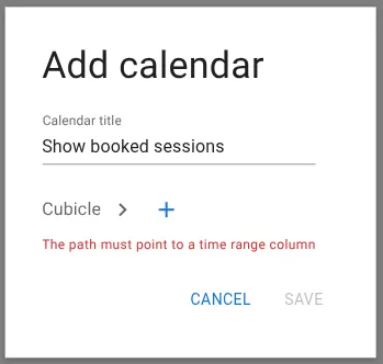 Add calendar