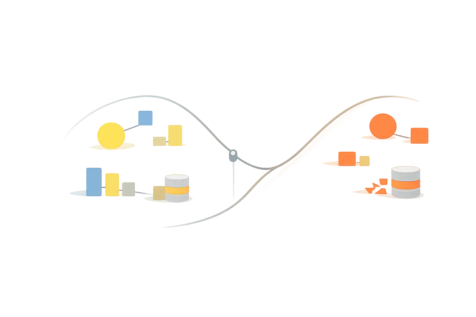 Accepted and rejected situations separated by rules