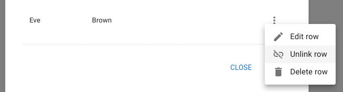 Remove Linked Person