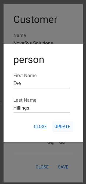 Smart Form for Adding a Person